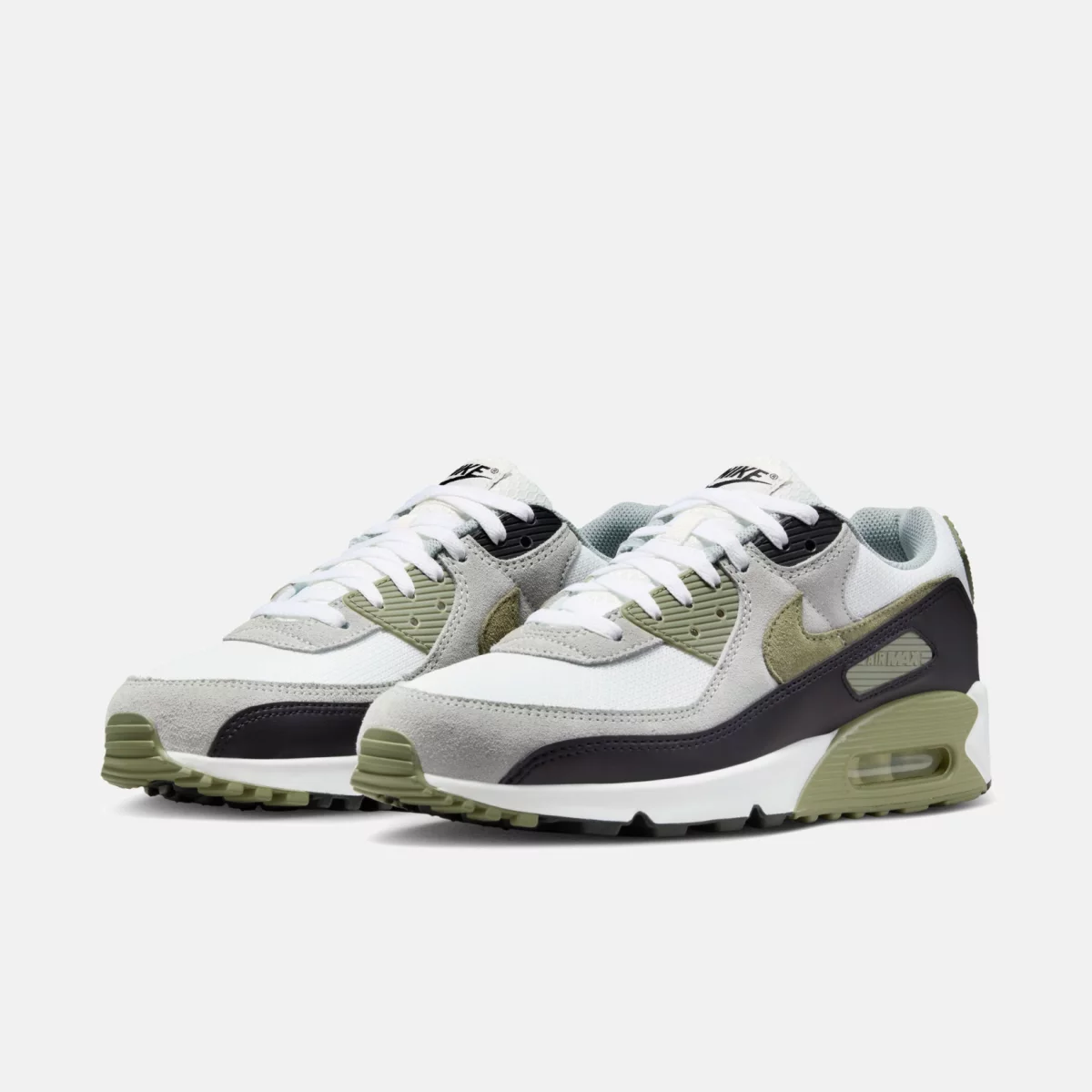 Nike - Nike Air Max 90 Unisex Sneakers - WHITE-GREE (0281)