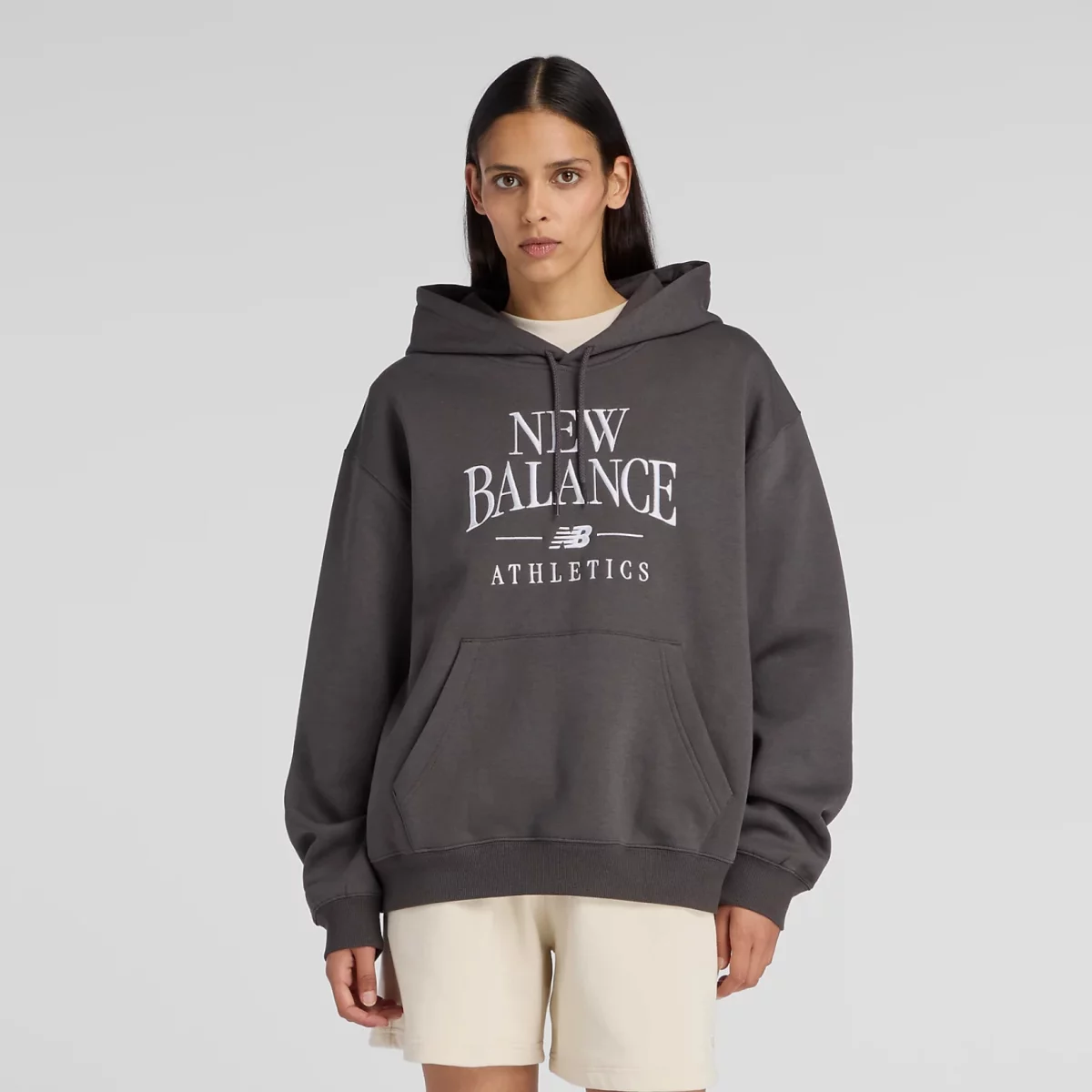New Balance Linear Heritage Fleece Hoodie Γυναικείο Φούτερ