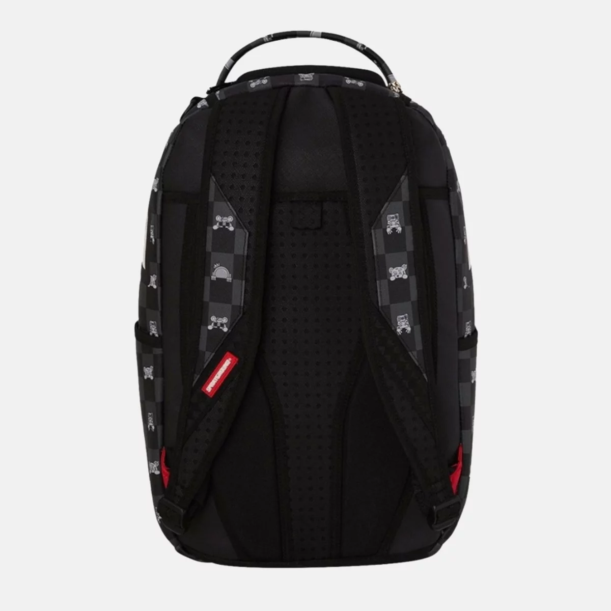 Sprayground - Sprayground Gray Peeking Character Check Σακίδιο Πλάτης - BLACK-GREY (0307)