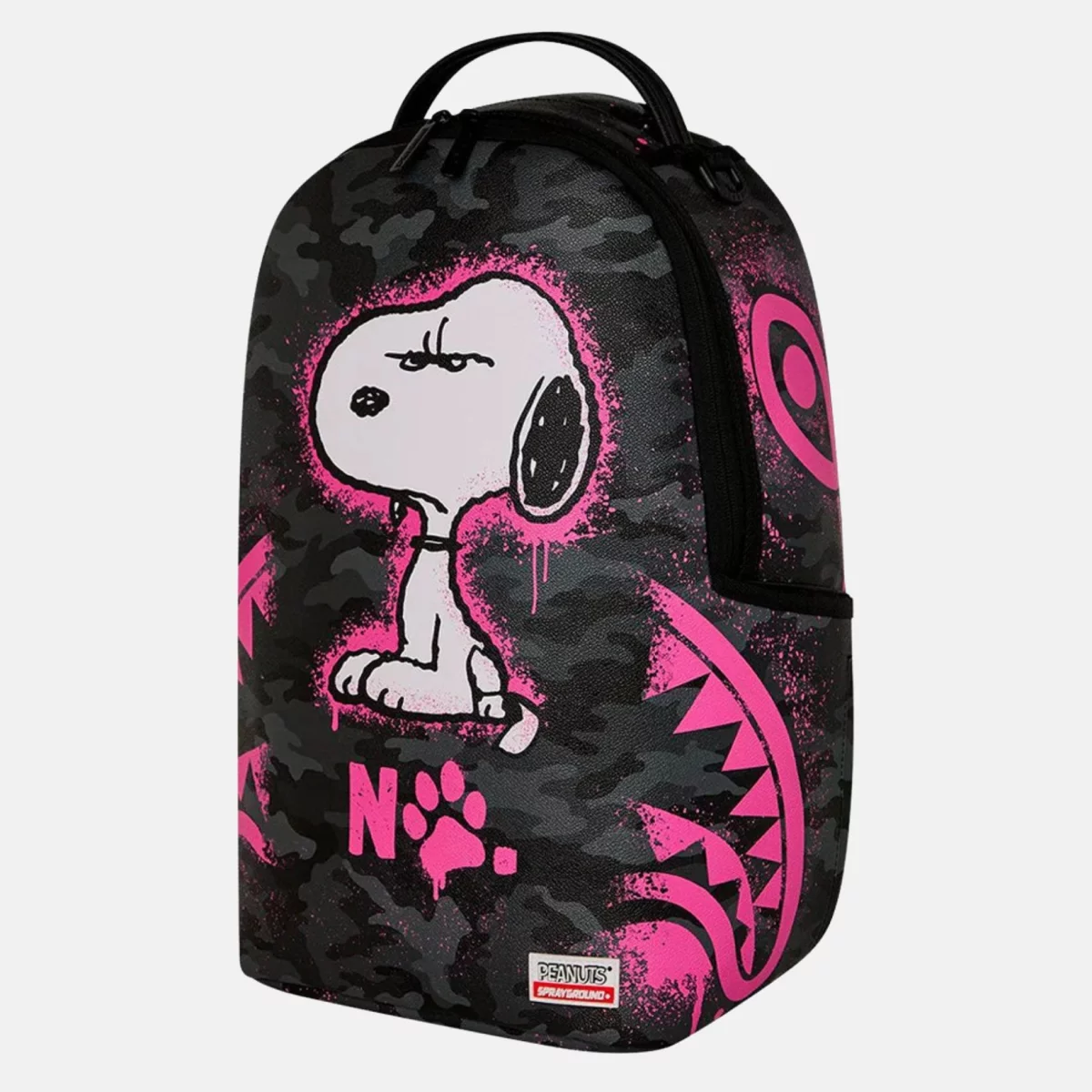 Sprayground - Sprayground Peanuts Snoopy Pink Stencil Σακίδιο Πλάτης - BLACK-PINK (0323)