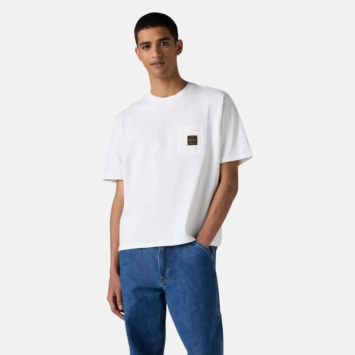 Levi’s - Levi's Workwear Pocket Ανδρικό T-shirt - WHITE (0001)