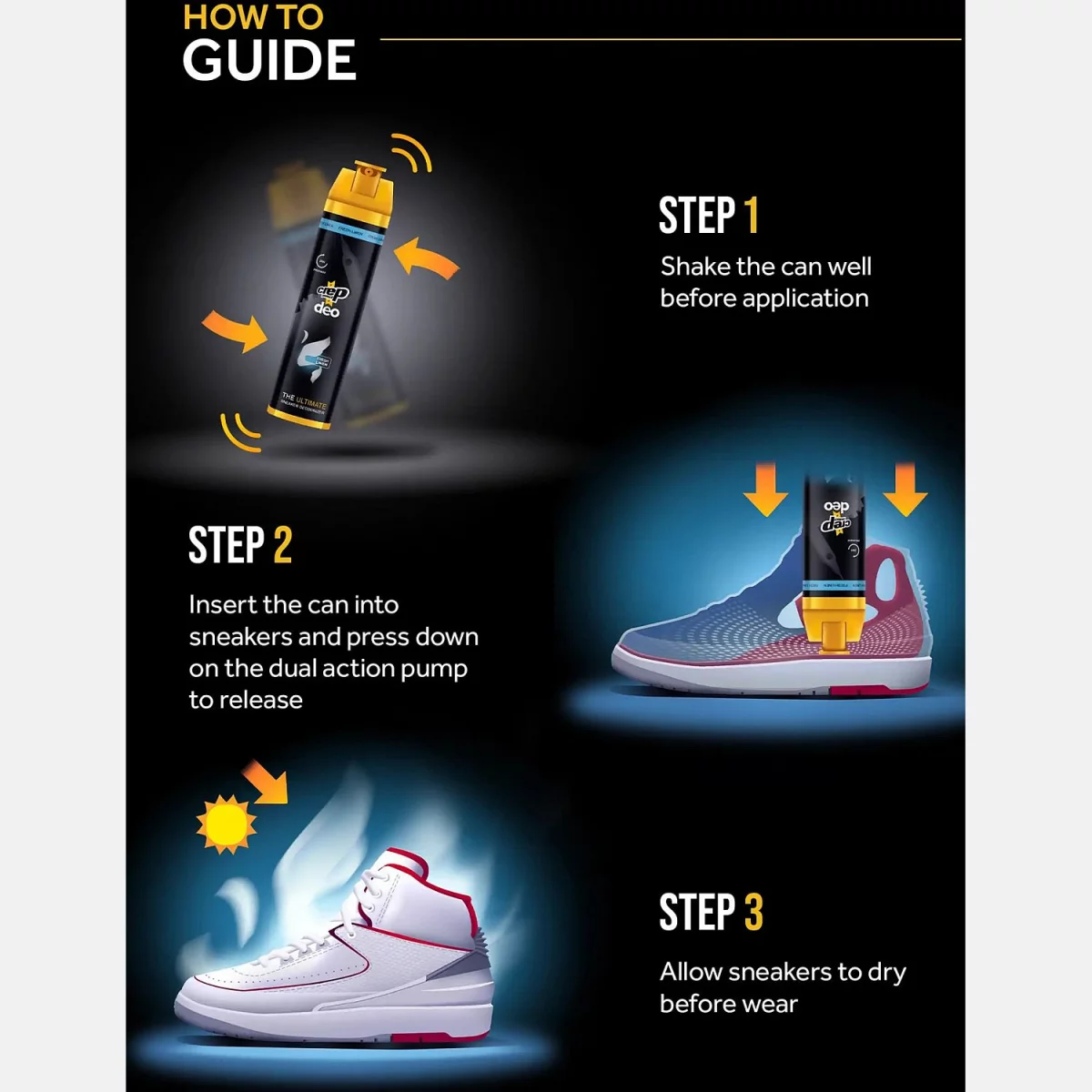 Crep Protect Deo Fresh Linen Αποσμητικό