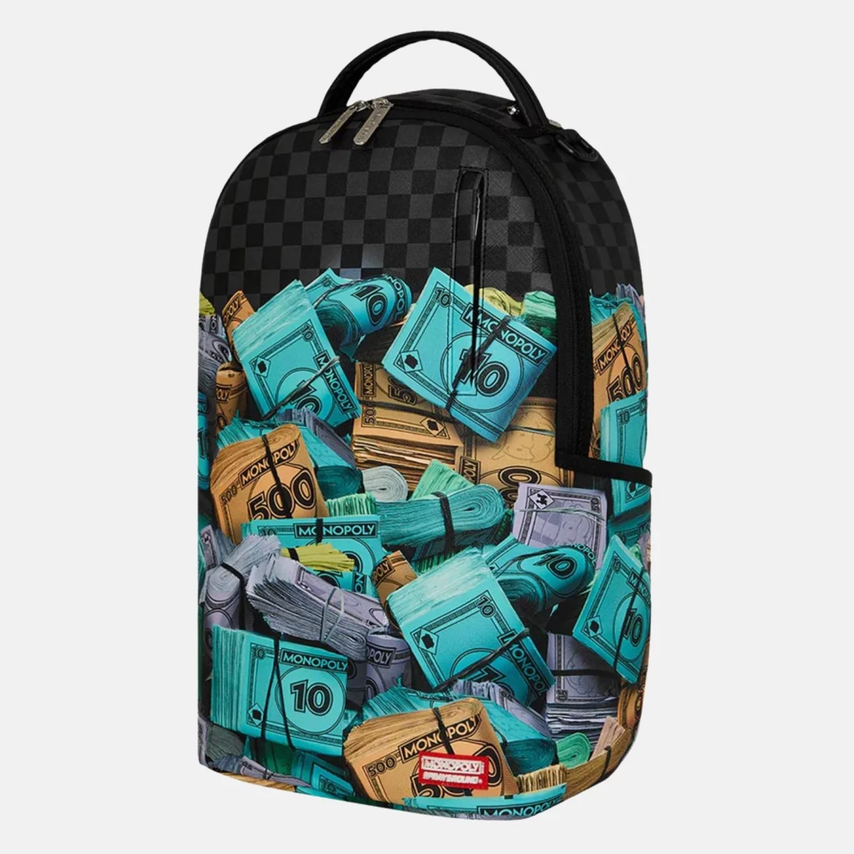 Sprayground - Sprayground Monopoly Money Stacks Σακίδιο Πλάτης - BLACK-CYAN (0297)