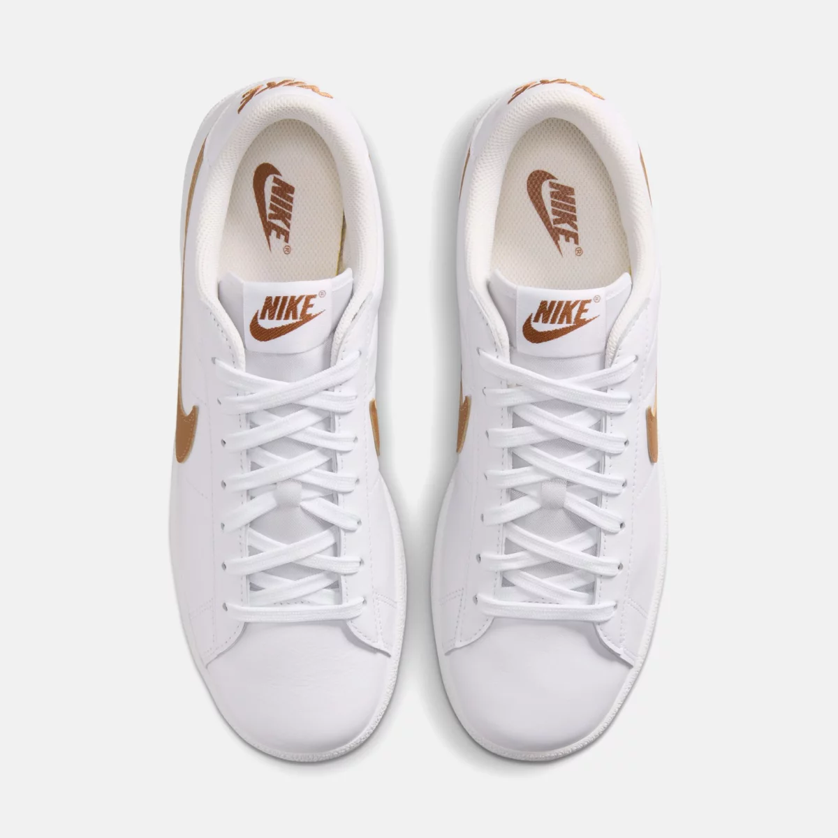Nike - Nike Tennis Classic Γυναικεία Sneakers - WHITE-BROW (0269)