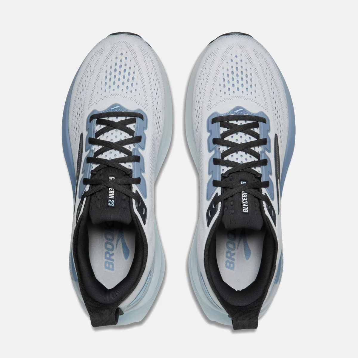 Brooks - Brooks Glycerin 23 Ανδρικά Παπούτσια για Τρέξιμο - GREY-BLUE (0134)