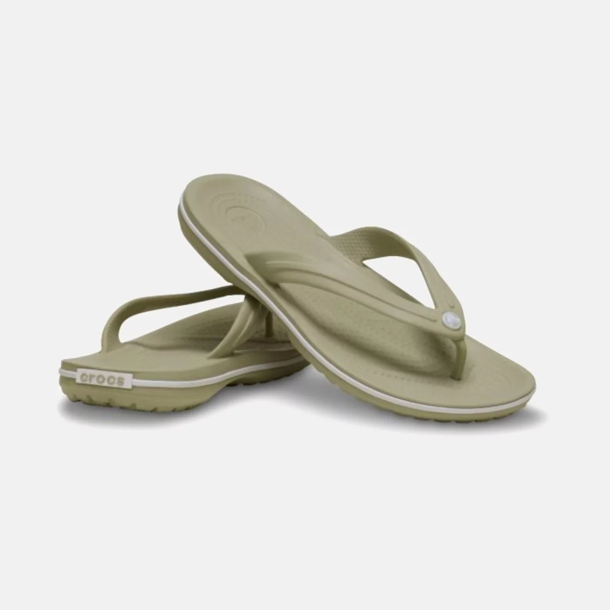 CROCS - Crocs Crocband Flip Γυναικείες Σαγιονάρες - OLIVE (0018)