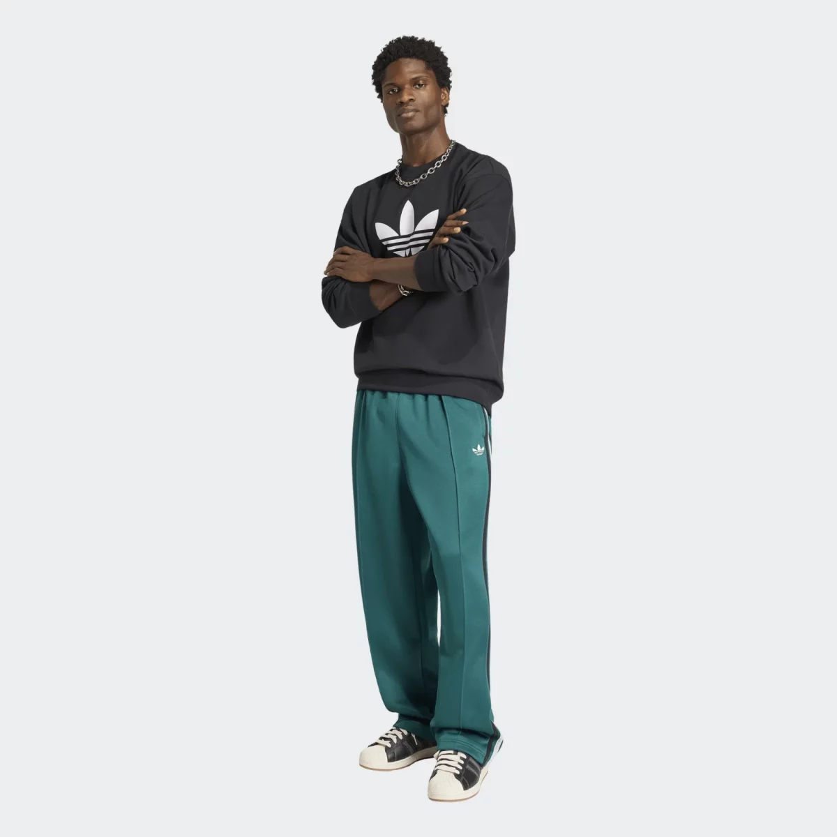 adidas Originals - adidas Originals Adicolor Spacer Baggy Ανδρικό Παντελόνι Φόρμας - PETROL (0026)