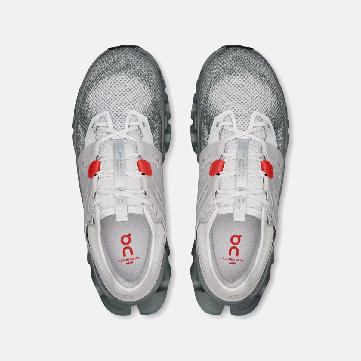 On - On Cloudswift Amp Ανδρικά Sneakers - GREY (0012)