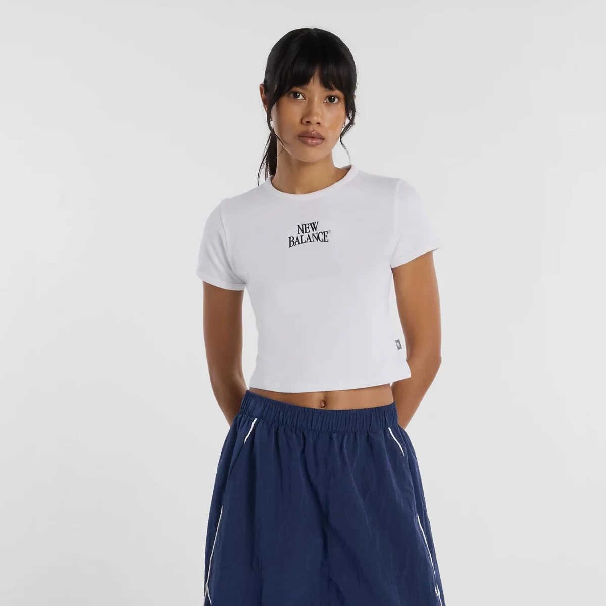 New Balance Linear Heritage Ringer Γυναικείο T-shirt