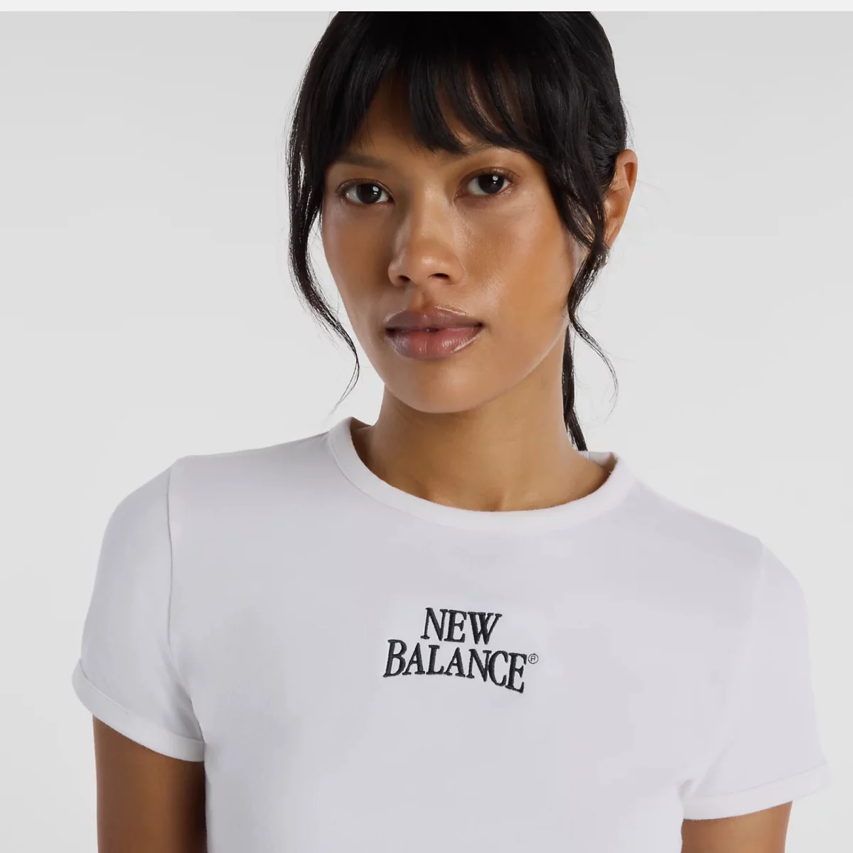 New Balance Linear Heritage Ringer Γυναικείο T-shirt