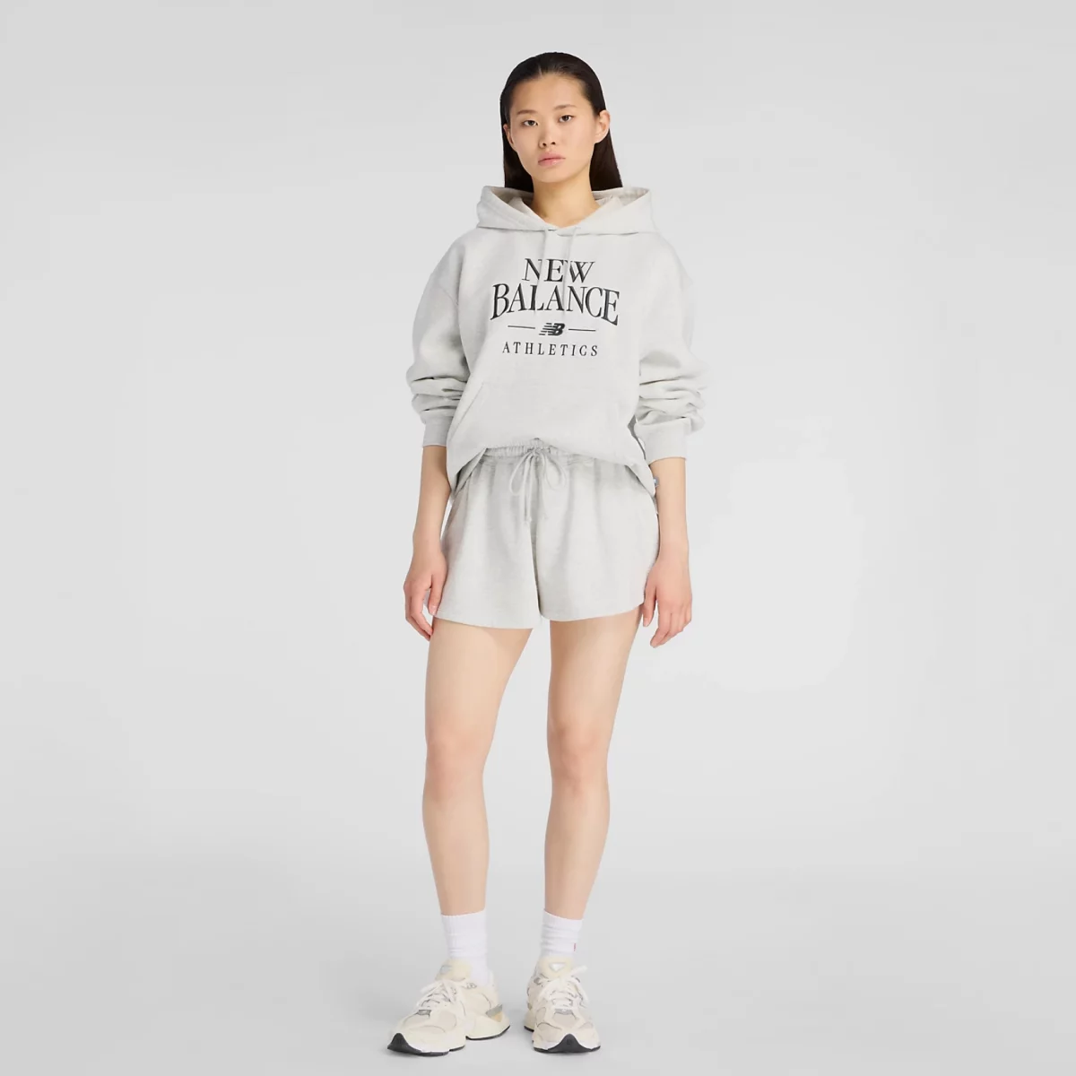 New Balance Linear Heritage Fleece Hoodie Γυναικείο Φούτερ