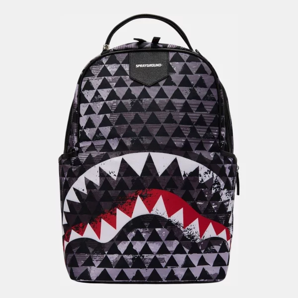 Sprayground - Sprayground Kahuku Niho Mano Backpack - BLACK-PURP (0318)